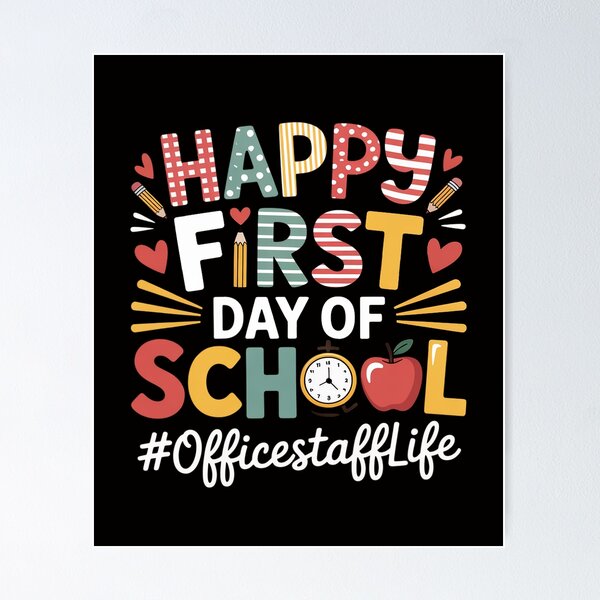 Item preview, First Day Of School For Office Staff Womens Mens designed and sold by Minoloinan.