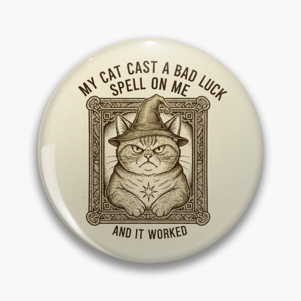 Item preview, My Witch Cat Cast a Spell on Me and It Worked designed and sold by plastikelectrik.