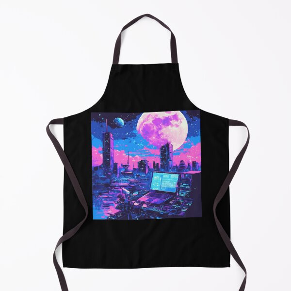 Item preview, Cyberpunk 2077 Inspired Neon City / Futuristic Dystopian Skyline / Sci-Fi Pixel Art / Retro-Futuristic World designed and sold by SMARTKIT  DESIGNAGENCY.