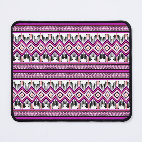 Item preview, Thai ethnic style pattern - Sweet pink waves designed and sold by Sukjai@Design.
