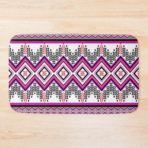 Item preview, Thai ethnic style pattern - Sweet pink waves designed and sold by Sukjai@Design.