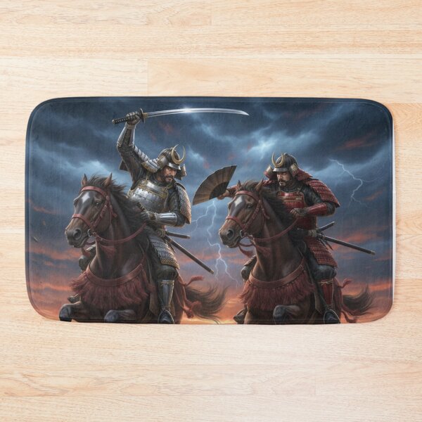 Item preview, Storm Riders – Samurai Warriors Charging into Battle designed and sold by Mori-no-Akari.