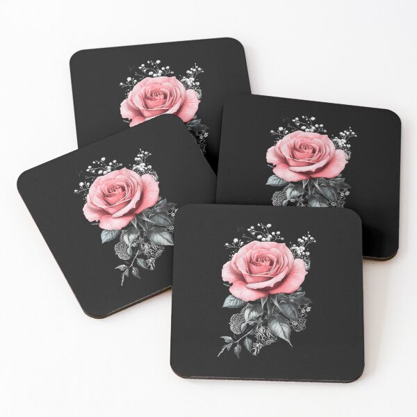 Item preview, Pink Rose Flower Botanist Garden Flower Rose designed and sold by DanaKathe.