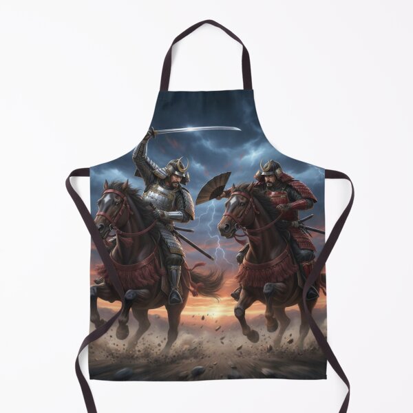 Item preview, Storm Riders – Samurai Warriors Charging into Battle designed and sold by Mori-no-Akari.