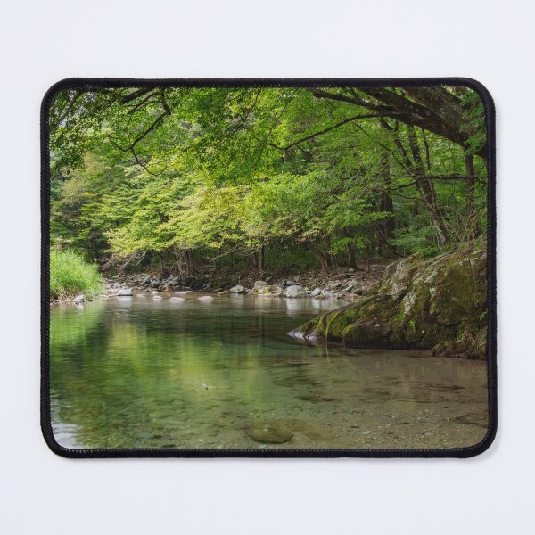 Item preview, Fresh Water Flowing Through Lush Mountain Forest Along the Kinomata River, Tochigi, Japan designed and sold by Pix4Japan.