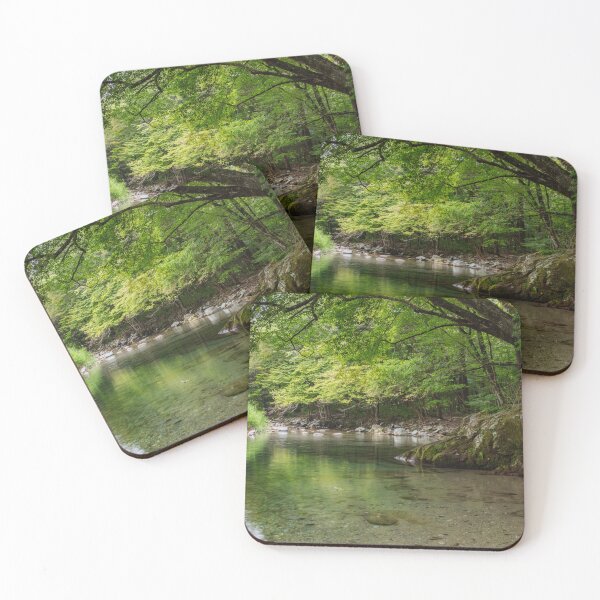 Item preview, Fresh Water Flowing Through Lush Mountain Forest Along the Kinomata River, Tochigi, Japan designed and sold by Pix4Japan.