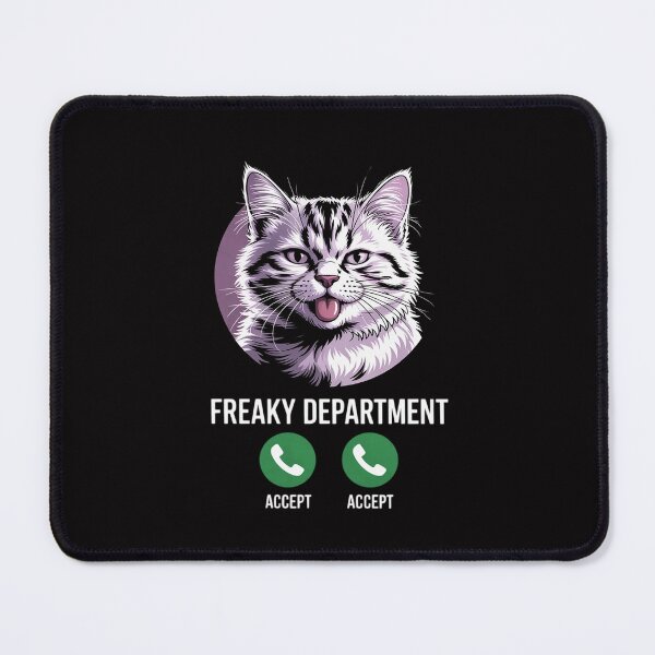 Item preview, Freaky Department Cat Meme Men Women designed and sold by Minoloinan.