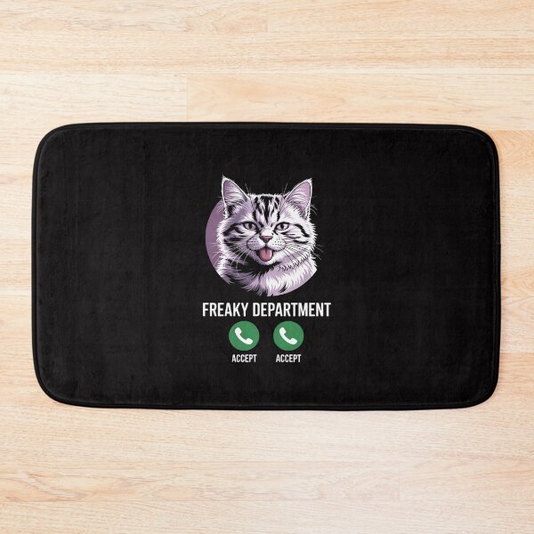 Item preview, Freaky Department Cat Meme Men Women designed and sold by Minoloinan.