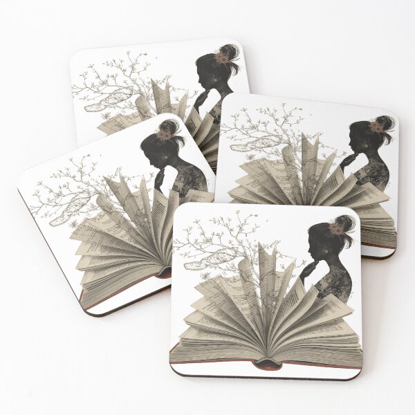 Item preview, Stories Come to Life – Artistic Book & Nature Illustration designed and sold by Scattered-Words.