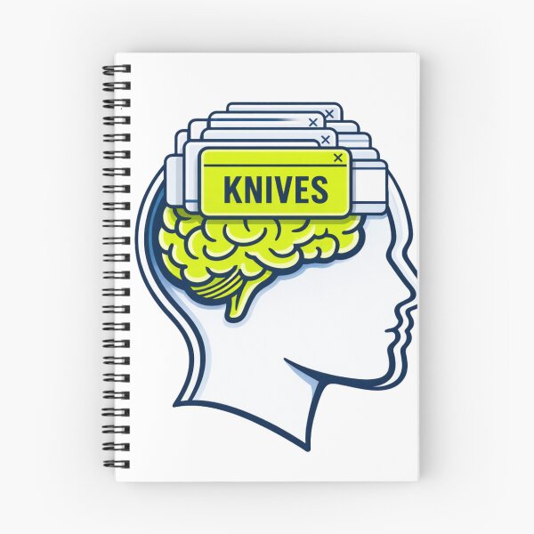 Item preview, Sharp Mind Concept distracted by knives designed and sold by w66aboo.