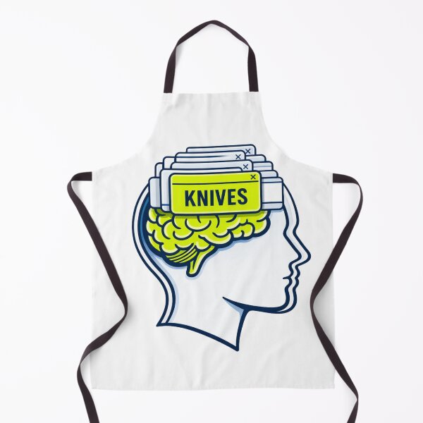 Item preview, Sharp Mind Concept distracted by knives designed and sold by w66aboo.