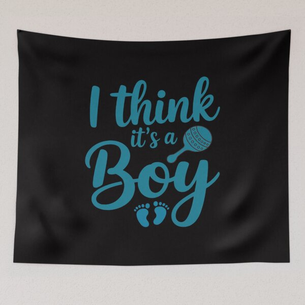 Item preview, Gender Reveal I Think its a Boy Baby Shower Party designed and sold by Minoloinan.