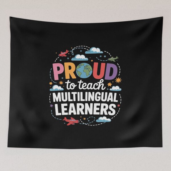 Item preview, Proud To Teach Multilingual Learner ESL English Teacher  designed and sold by InspiredFoul.