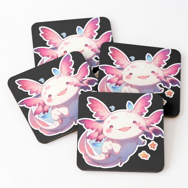 Item preview, Cute happy axolotl designed and sold by PatternFly.