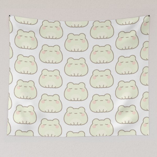 Item preview, Soft Kawaii Mochi Blob Frog Sticker designed and sold by BluesSketchbook.