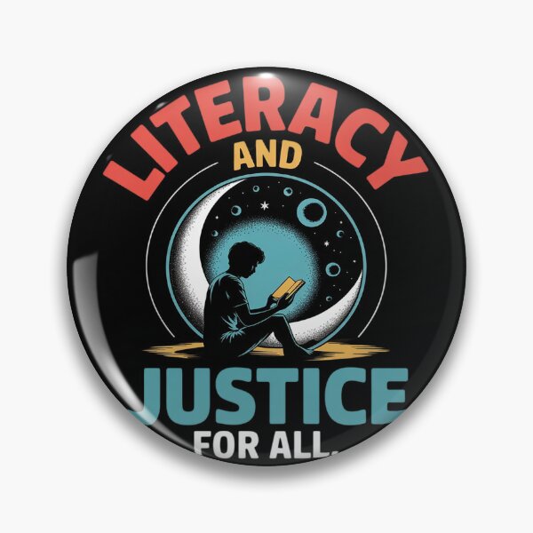 Item preview, Reading books or Literacy and Justice for All  designed and sold by InspiredFoul.