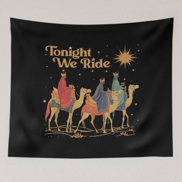 Item preview, Tonight We Ride Three Wise Men Camel Ride Christian Faith designed and sold by AhmedToys.