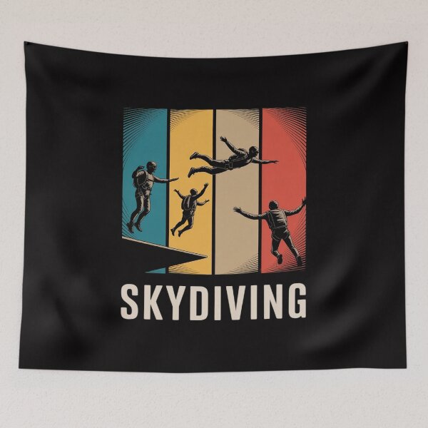 Item preview, Skydiving Parachutist Wingsuit Flying Parachuting Skydiver designed and sold by Minoloinan.