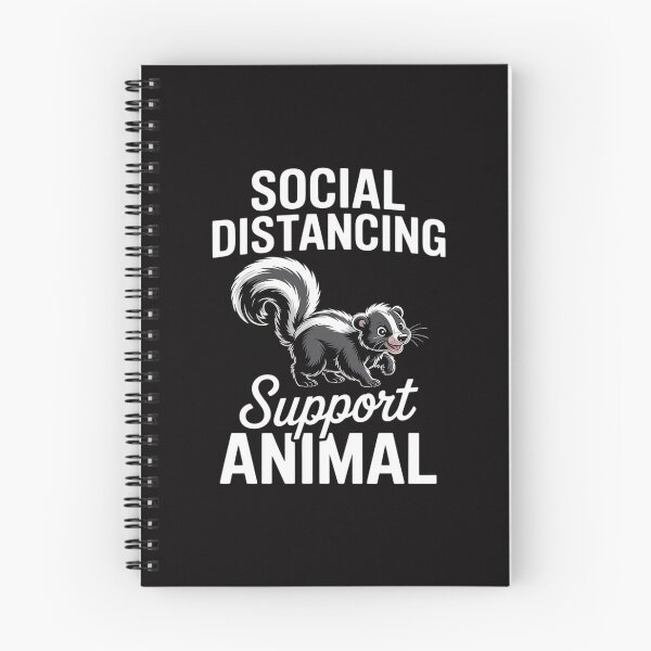 Item preview, Social Distancing - Skunk Wildlife Lover Zookeeper Zoologist designed and sold by Minoloinan.