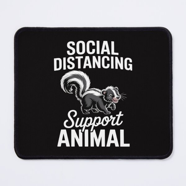 Item preview, Social Distancing - Skunk Wildlife Lover Zookeeper Zoologist designed and sold by Minoloinan.