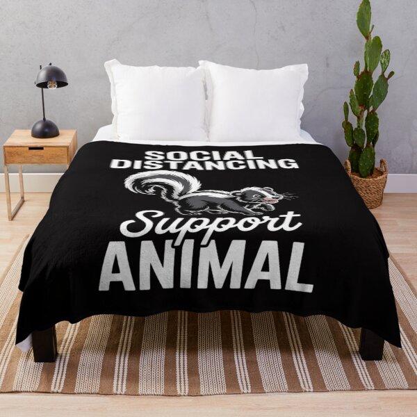 Item preview, Social Distancing - Skunk Wildlife Lover Zookeeper Zoologist designed and sold by Minoloinan.