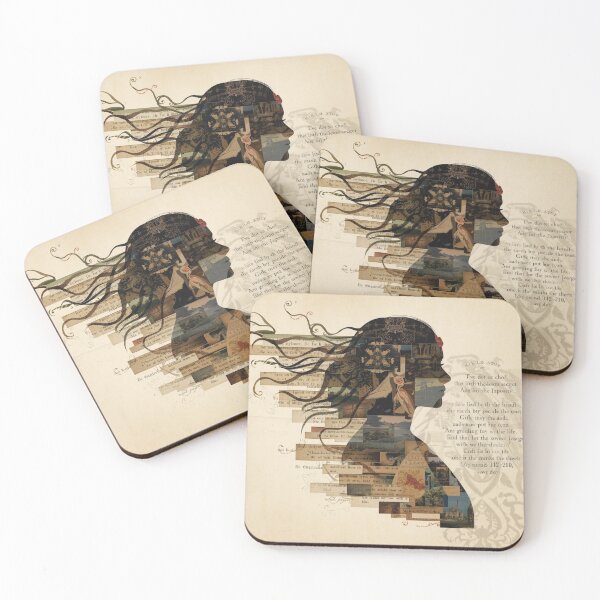 Item preview, Literary Soul – Silhouette Collage of Stories and Memory designed and sold by Scattered-Words.
