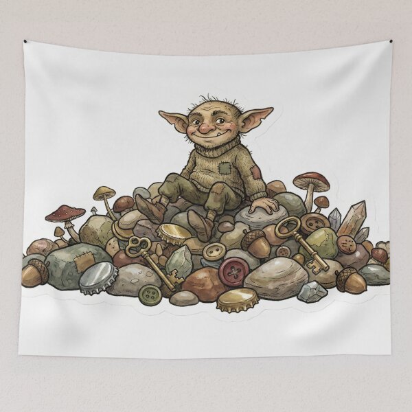 Item preview, Cozy Goblincore Hoard "Keeper of Shiny Things" designed and sold by StickyGuys.