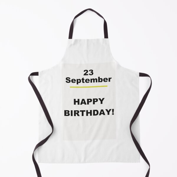 Item preview, Minimalist Happy Birthday Design — September 23 designed and sold by ariksworld.