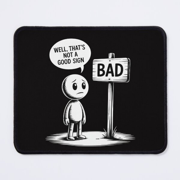 Item preview, Well That’s Not A Good Sign designed and sold by Minoloinan.