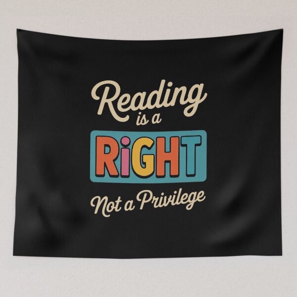 Item preview, Reading Is A Right Not A Privilege Reading Teacher Literacy  designed and sold by InspiredFoul.