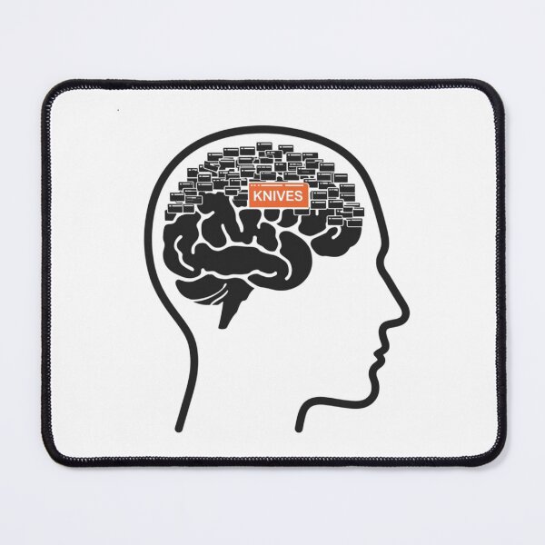 Item preview, Easily Distracted by Knives – Sharp Mind Edition designed and sold by w66aboo.