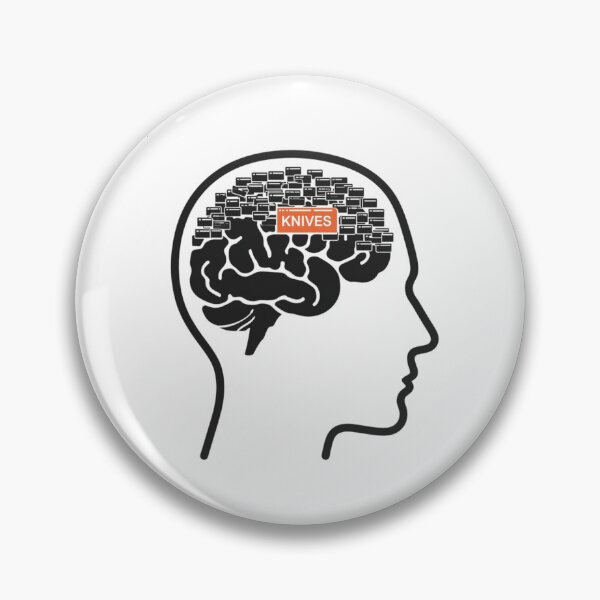 Item preview, Easily Distracted by Knives – Sharp Mind Edition designed and sold by w66aboo.