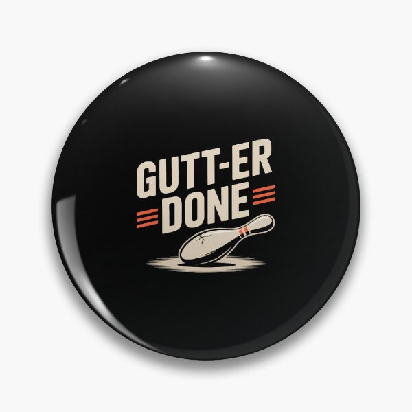 Item preview, Gutter-Done Funny Ten Pin Bowling designed and sold by TaraLiliana.