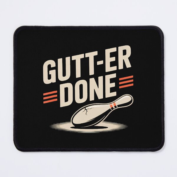 Item preview, Gutter-Done Funny Ten Pin Bowling designed and sold by TaraLiliana.
