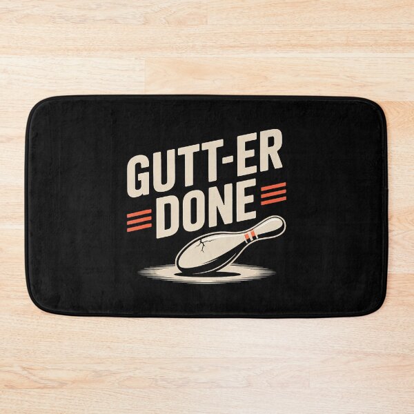 Item preview, Gutter-Done Funny Ten Pin Bowling designed and sold by TaraLiliana.