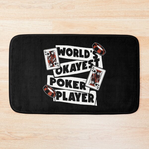 Item preview, World's Okayest Poker Player Texas Holdem Poker Hands Poker designed and sold by MindyMarianela.