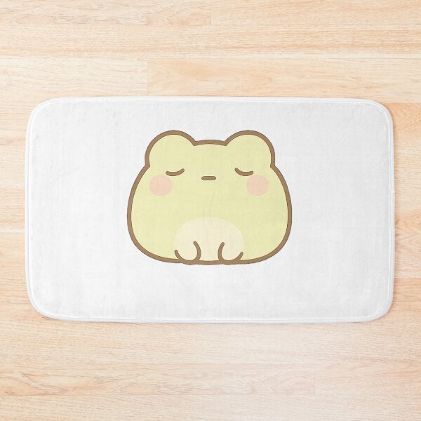 Item preview, Yellow Kawaii Mochi Blob Frog Sticker designed and sold by BluesSketchbook.
