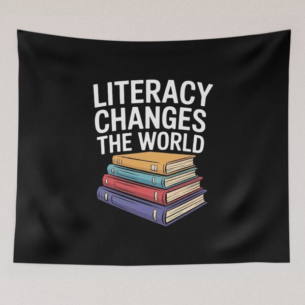 Item preview, Reading Literacy Changes The World Books Lover designed and sold by InspiredFoul.
