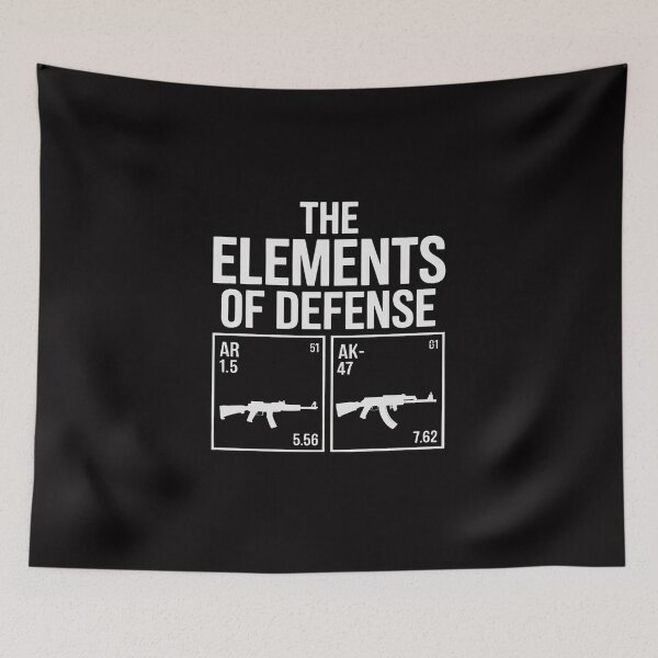 Item preview, AR15 AK47 Elements of Defense Periodic Table designed and sold by Minoloinan.