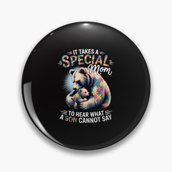 Item preview, Autism It Takes A Special Mom To Hear What A Son Cannot Say designed and sold by Minoloinan.