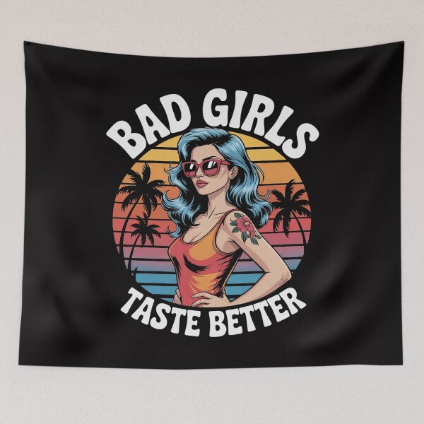 Item preview, Bad Girls Taste Better Adult Humor Tattoos Women Men designed and sold by Minoloinan.