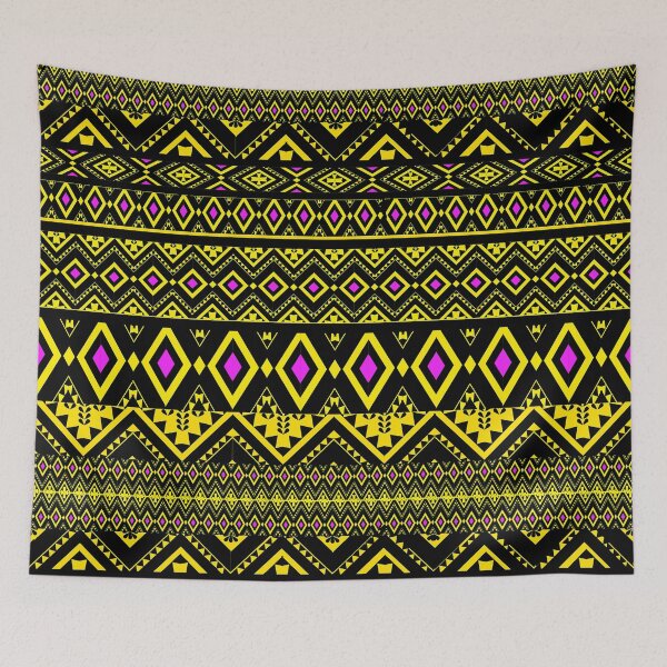 Item preview, Thai ethnic style pattern - magic of yellow designed and sold by Sukjai@Design.
