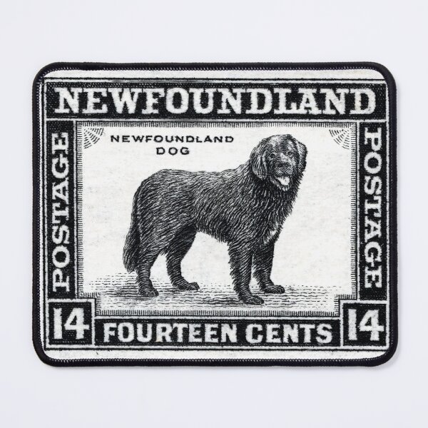 Item preview, 14-cent Newfoundland dog postage stamp, which was part of several series issued by Newfoundland before it joined Canada in 1949. designed and sold by Schulz Lightprint Studio.