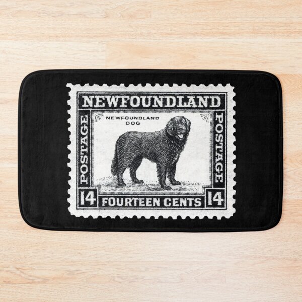 Item preview, 14-cent Newfoundland dog postage stamp, which was part of several series issued by Newfoundland before it joined Canada in 1949. designed and sold by Schulz Lightprint Studio.