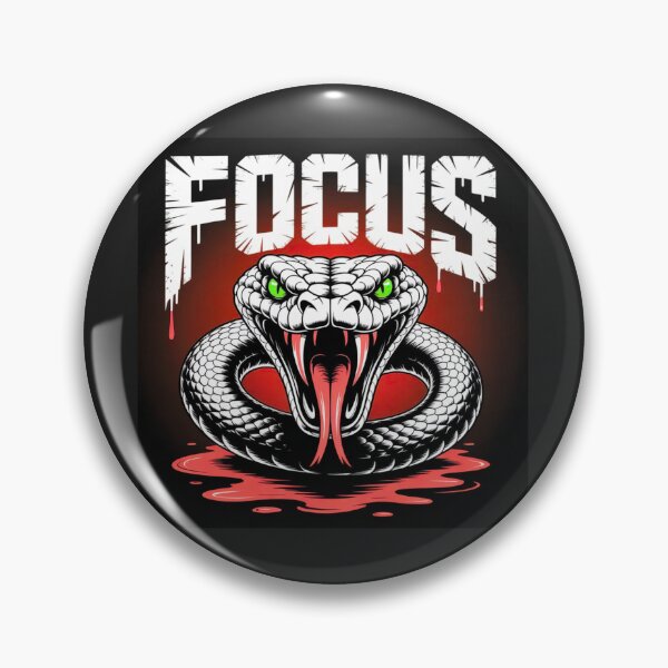 Item preview, Venomous Focus – Intense Snake Warrior Art | Fierce Venom Design designed and sold by Wonder Pixel Studio.