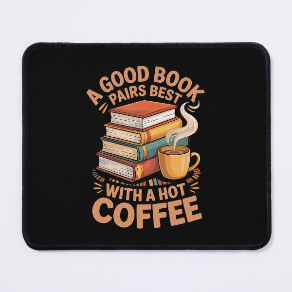 Item preview, Good Books Hot Coffee Literature Book Reading Reader designed and sold by DanaKathe.