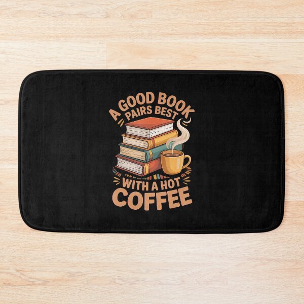 Item preview, Good Books Hot Coffee Literature Book Reading Reader designed and sold by DanaKathe.