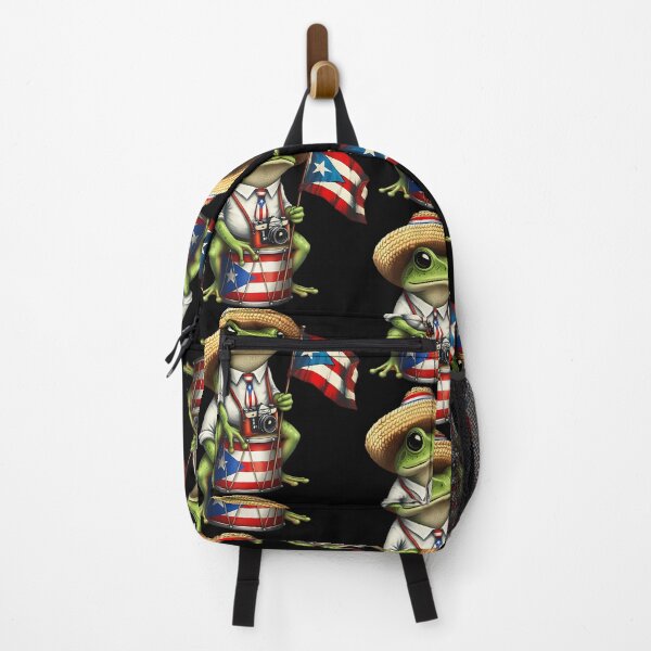 Item preview, Frog Puerto Rico Flag Taino Boricua Cultural Heritage designed and sold by TaraLiliana.