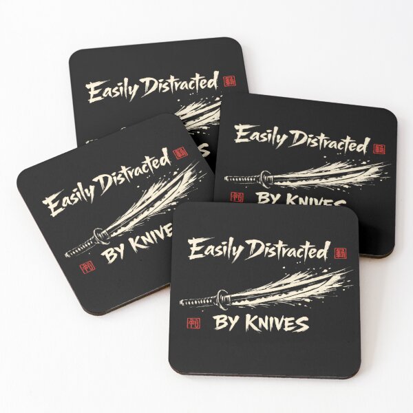 Item preview, Easily Distracted By Knives When Overthinking Life Choices designed and sold by HumansStuck12.