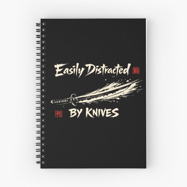 Item preview, Easily Distracted By Knives When Overthinking Life Choices designed and sold by HumansStuck12.